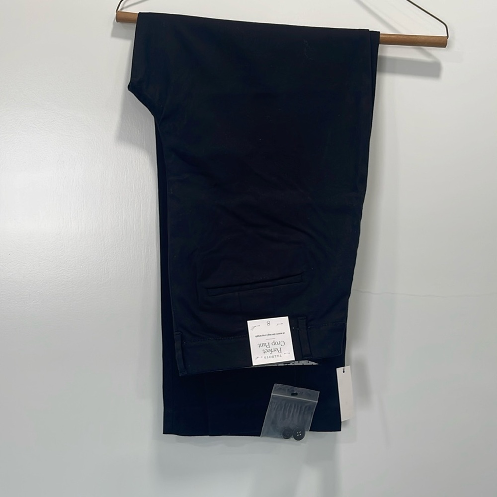 Talbots perfect crop pant size 8